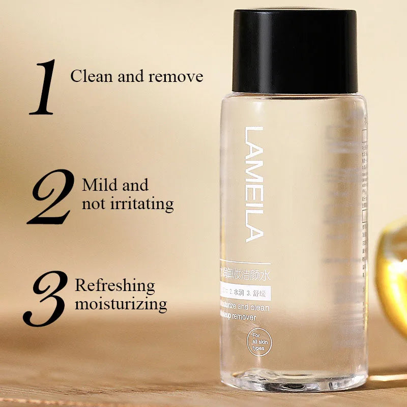 Cleansing Water Makeup Remover 60ml | Face Eye & Lip