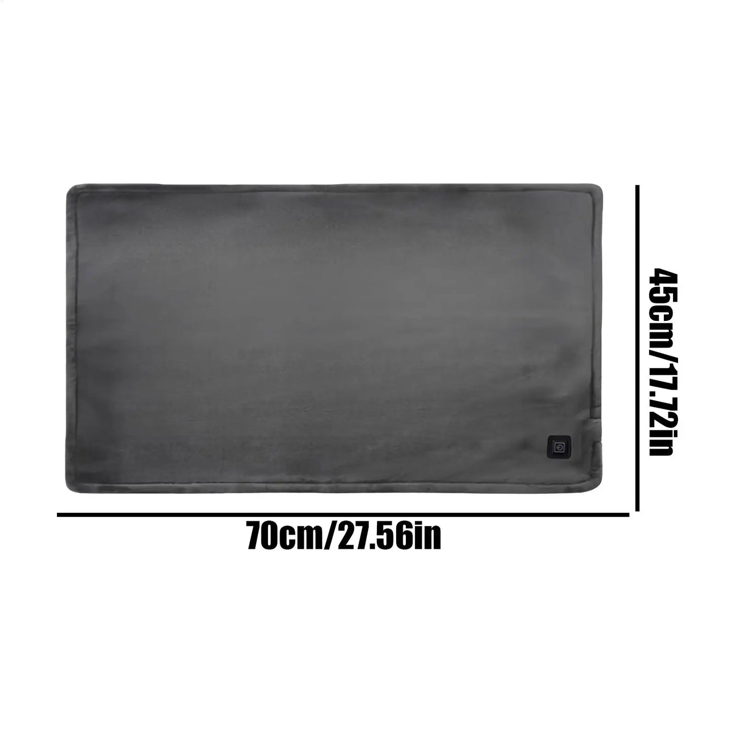 Electric Heating Pad 6 Zones 70x45cm | Back Pain Relief USB