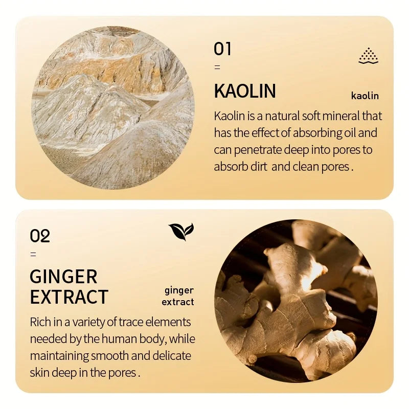 SADOER Turmeric & Ginger Mud Mask – Moisturizing Face Mask