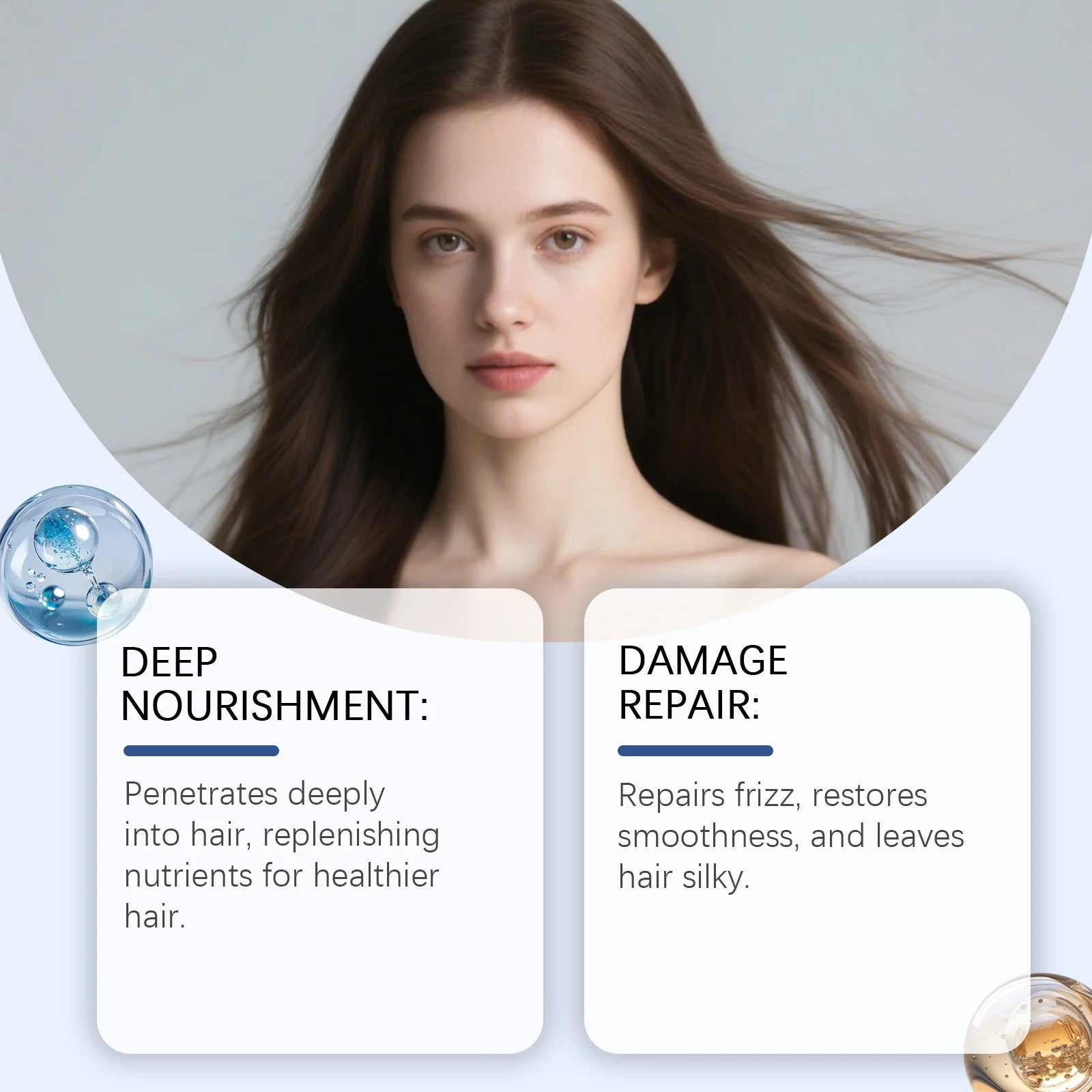 Gleamxi Hair Mask – Repair Frizz, Split Ends & Damage | 40g Hair Treatment Mask Peaceful Pleasures Health and Wellness