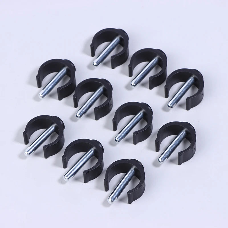 New 10/30pcs C-Shaped Fasteners, Walker Plastic Accessories, Tube Positioning Open Clips, Crutch Buckles Peaceful Pleasures Health and Wellness
