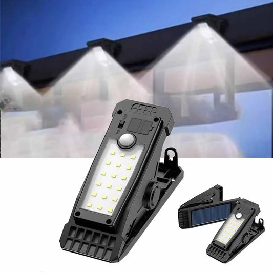 Solar Clip-On Light | 3 Modes, Motion Sensor & USB Backup Solar Outdoor Light Oasis Select