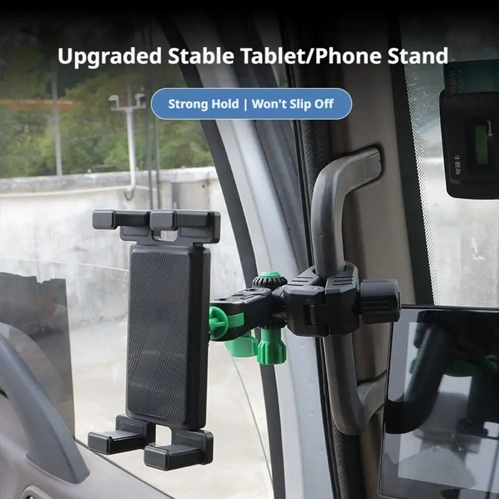 Universal Heavy Duty Truck Phone Holder, Adjustable A-Pillar Grab Handle Mount with Strong Pole Clamp for Pickup Excavator Loade Peaceful Pleasures Health and Wellness
