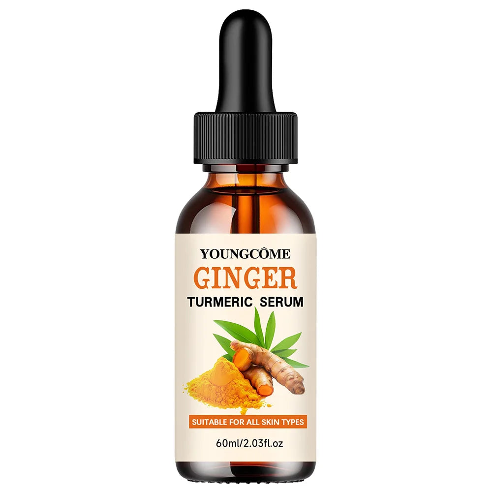 Turmeric Freckle Whitening Serum Anti-oxidant Nourishing Moisturizing Repair Skin Brighten Fade Dark Spot Essence Face Care Peaceful Pleasures Health and Wellness 60g