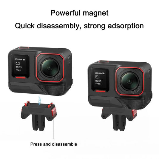 Magnetic Quick Release Mount Adapter for Insta360 Ace & X5 Camera Mount Adapter Oasis Select