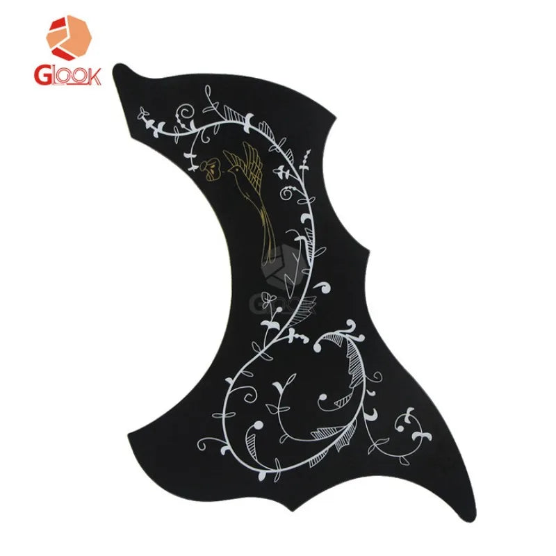 Acoustic Guitar Guard Colorguard Personalized Flower Bird Universal