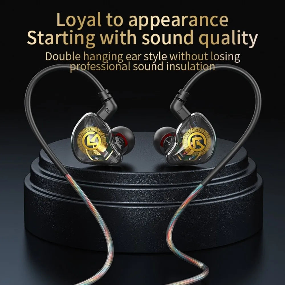3.5mm Wired Earphone in-Ear with Mic Wired Headset Elbow Deep Bass Earpiece Headset Mobile Phone/Tablet/Computer Peaceful Pleasures Health and Wellness