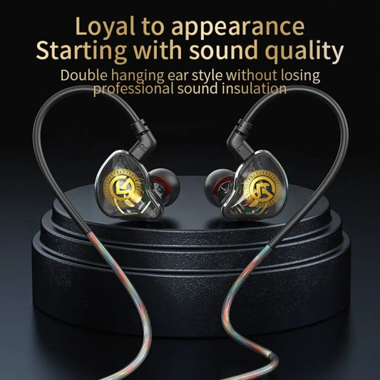 3.5mm Wired Earphone in-Ear with Mic Wired Headset Elbow Deep Bass Earpiece Headset Mobile Phone/Tablet/Computer Peaceful Pleasures Health and Wellness