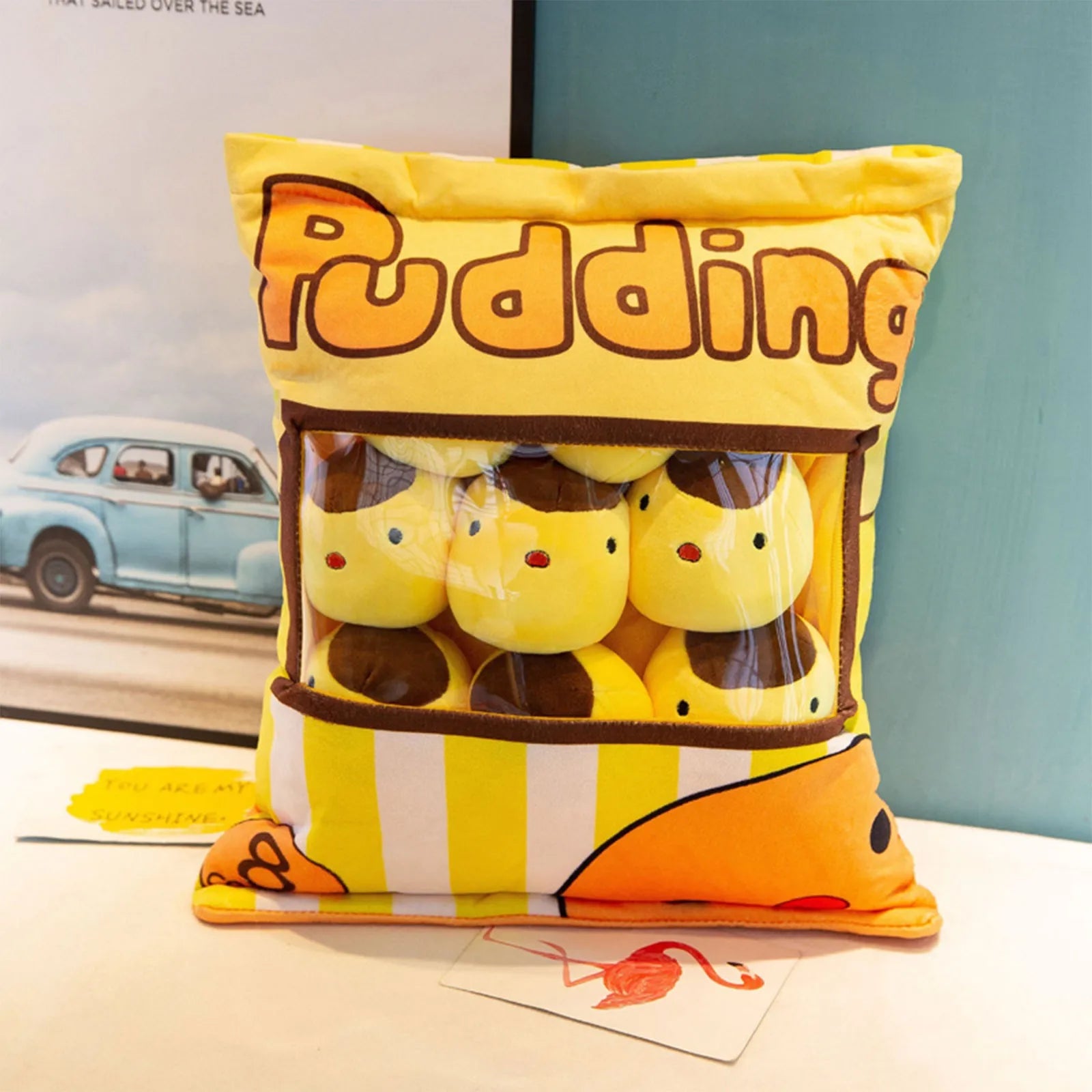 Cartoon A Bag Of Snacks Doll Throw Pillow Internet Celebrity Ins Snack Bag Plush Toy Creative Office Pillow Lovely Holiday Gifts Peaceful Pleasures Health and Wellness G One Size