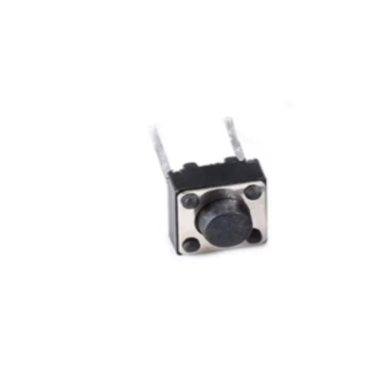 50Pcs Momentary Tactile Tact Push Button Switch 2 Pin DIP 6x6x4.3mm High 4.3mm Peaceful Pleasures Health and Wellness