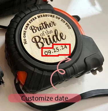 Personalized Wedding Tape Measure | Bridal Party Keepsake Gift