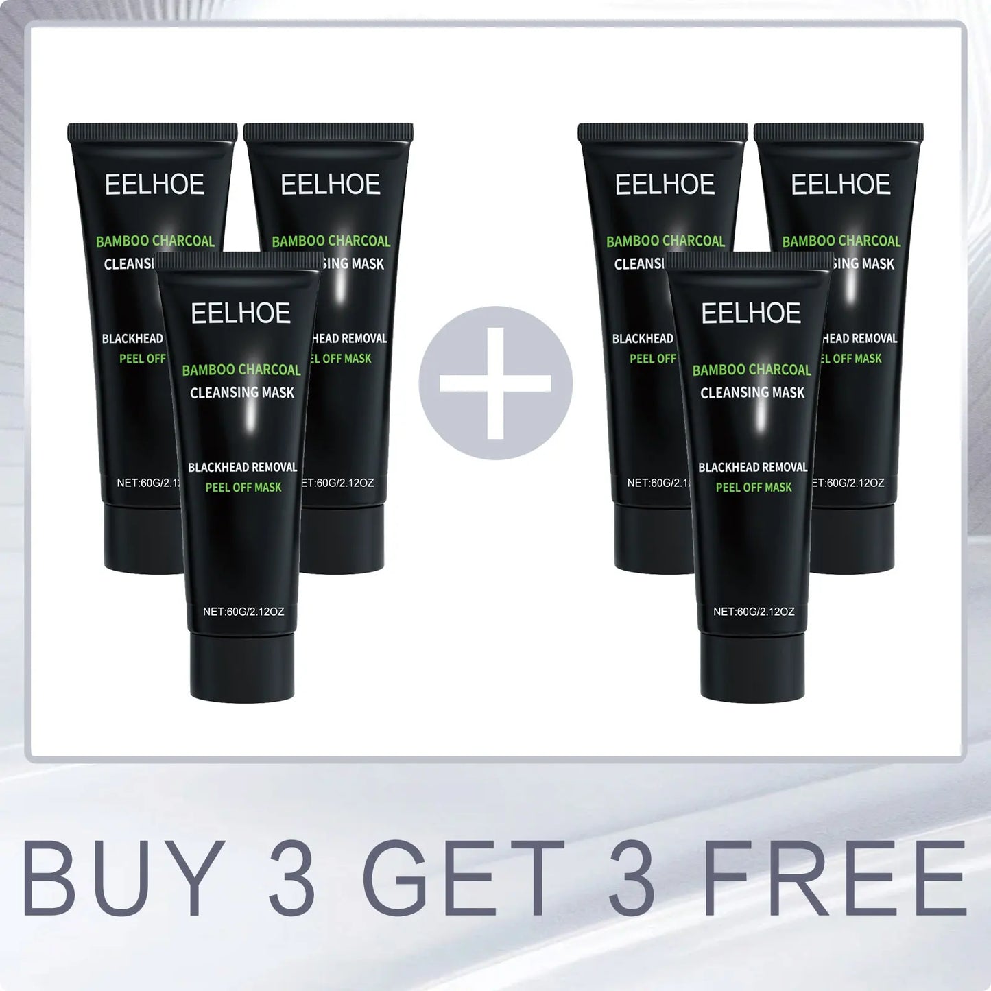 Eelhoe Bamboo Charcoal Peel-Off Mask – Pores & Oil Control