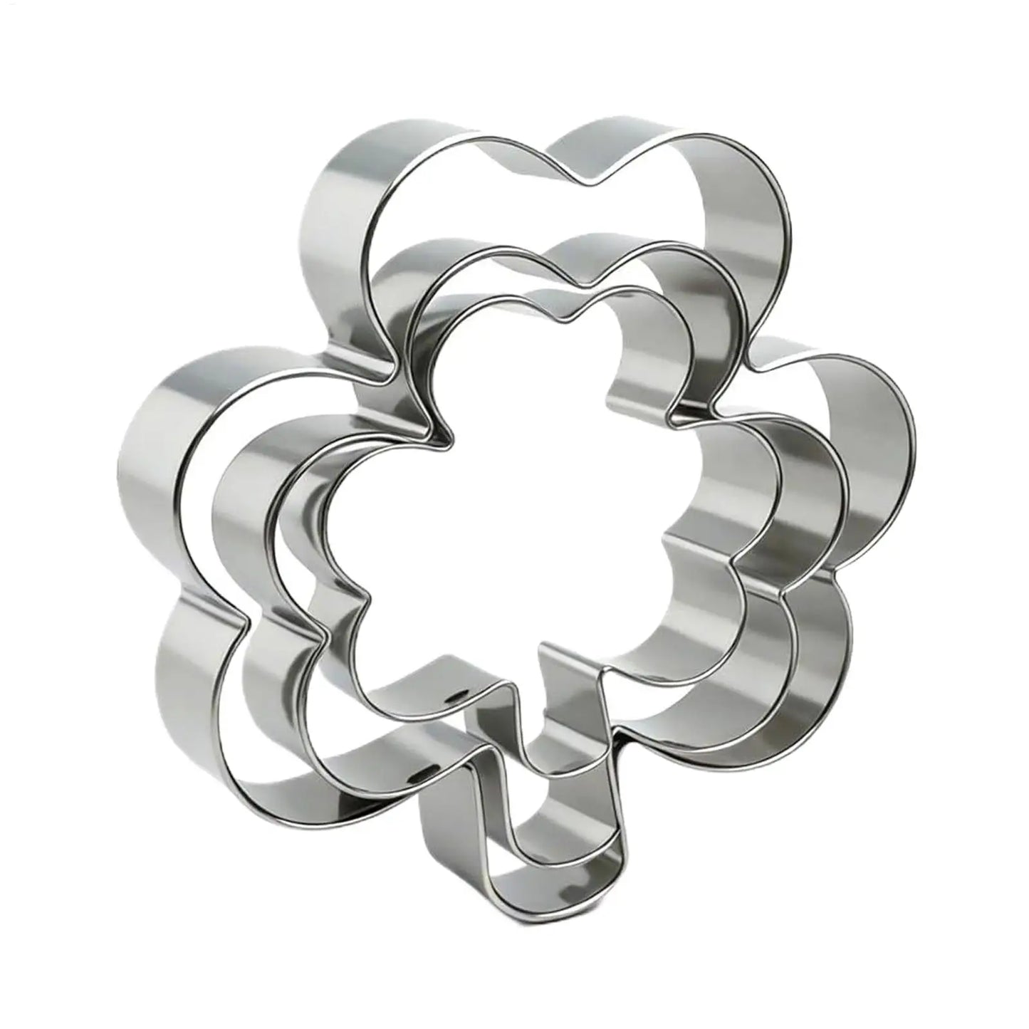 3-Piece Clover Cookie Cutter Set | St. Patrick's Day Baking