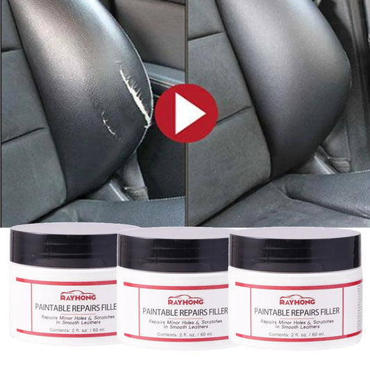 1/3pcNatural Leather Filler Repair Compound Auto Leather Restoring Paste Paintable Restoration Cream For Tears Crack Burns Holes Peaceful Pleasures Health and Wellness
