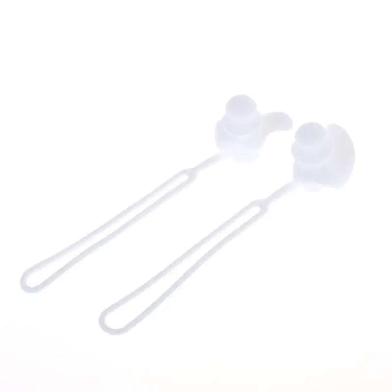 Silicone Swimming Ear Plugs with Lanyard – Waterproof 1 Pair