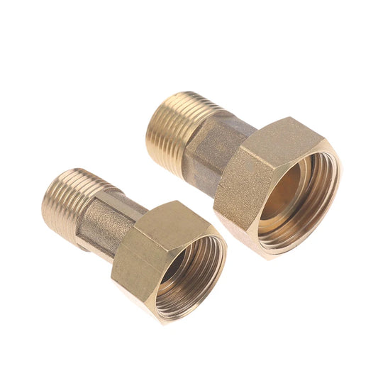 New 1/2 Inch 3/4 Inch Tap Water Meter Pump Adapter Male To Female Threaded Fitting Coupler Connector For Water Meter Peaceful Pleasures Health and Wellness