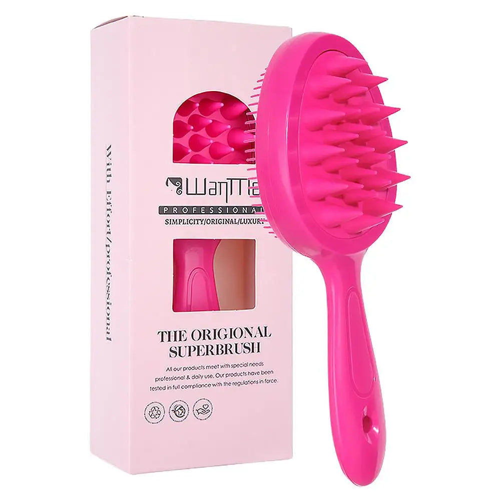 Double-Sided Scalp Massager & Detangling Hair Brush
