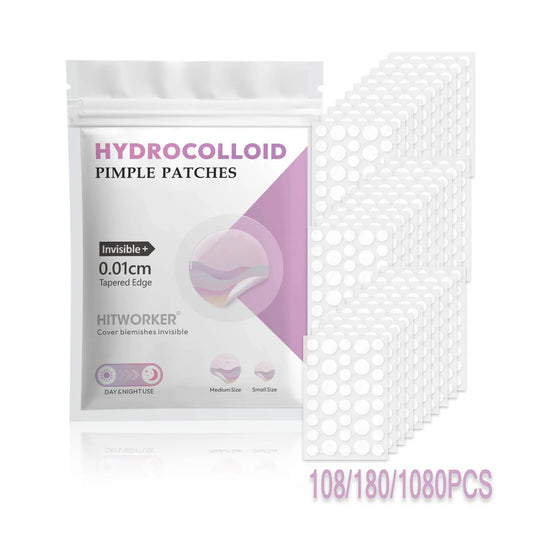Hydrocolloid Acne Spot Patches – Ultra Thin & Waterproof Acne Spot Patches Peaceful Pleasures Health and Wellness