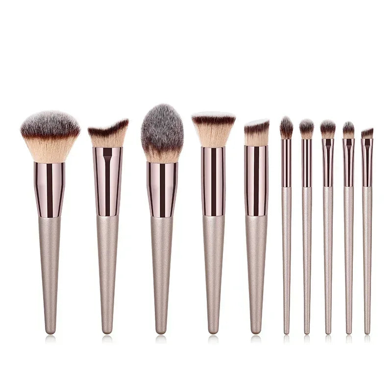 Foundation, Blush, Powder, Eyeshadow, Kabuki Blending Makeup Soft Fluffy Brushes Set Peaceful Pleasures Health and Wellness