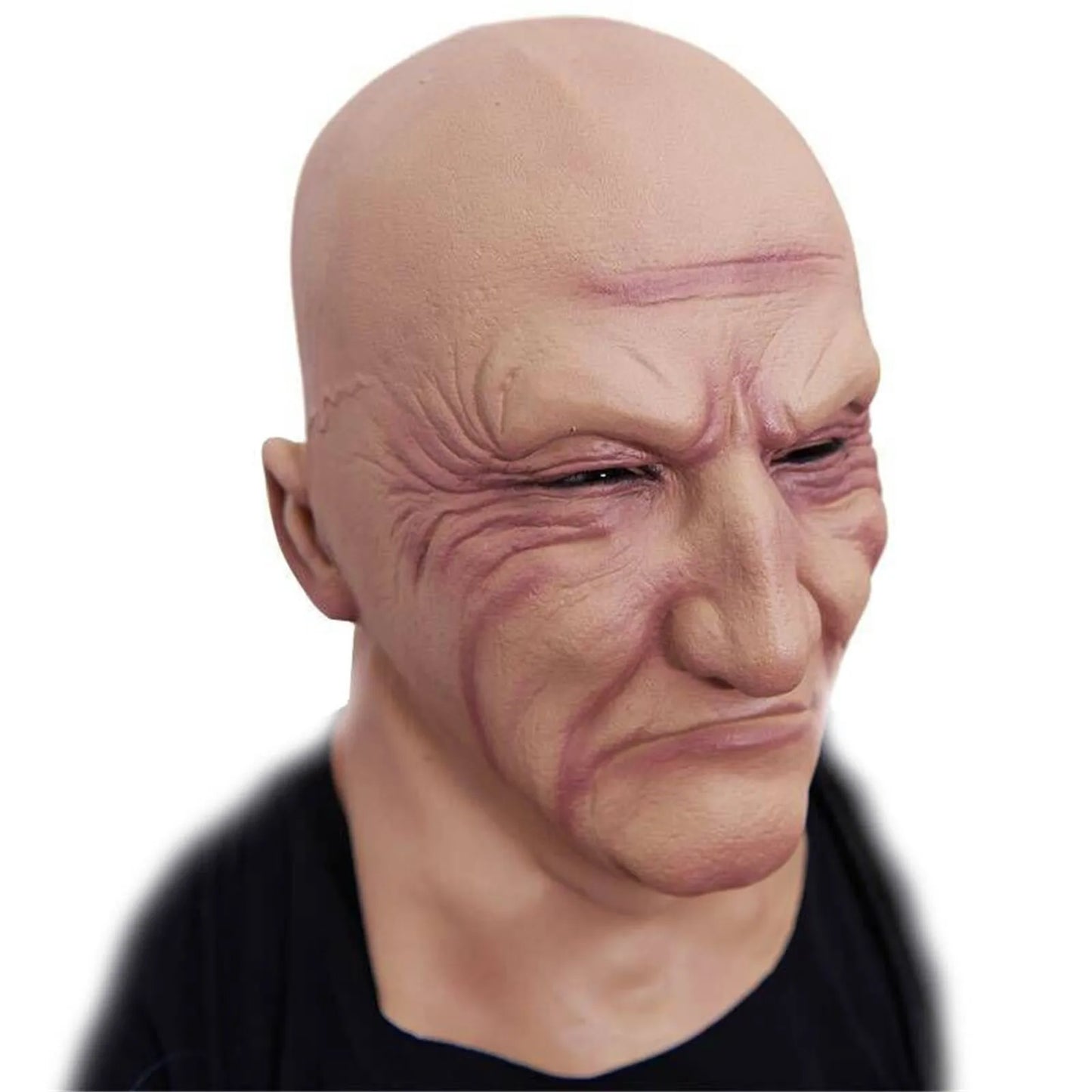 Grandpa Grandma Full Head Latex Mask – Halloween Cosplay