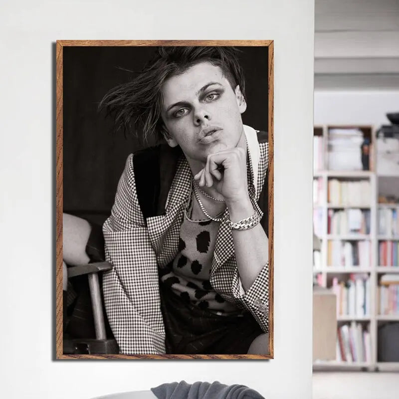 Yungblud Rock Music Star Canvas Wall Art Poster | Modern Decor