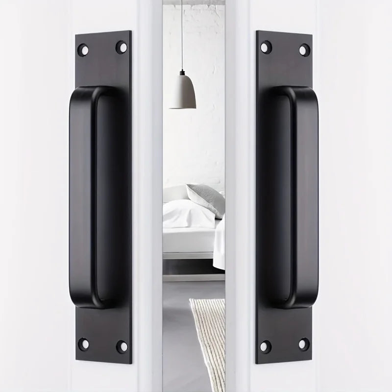 Aluminum Alloy Door Handle Window Cabinet Balcony Sliding Door Pull with Srews Pull Closet Furniture Hardware Home Improvement Peaceful Pleasures Health and Wellness