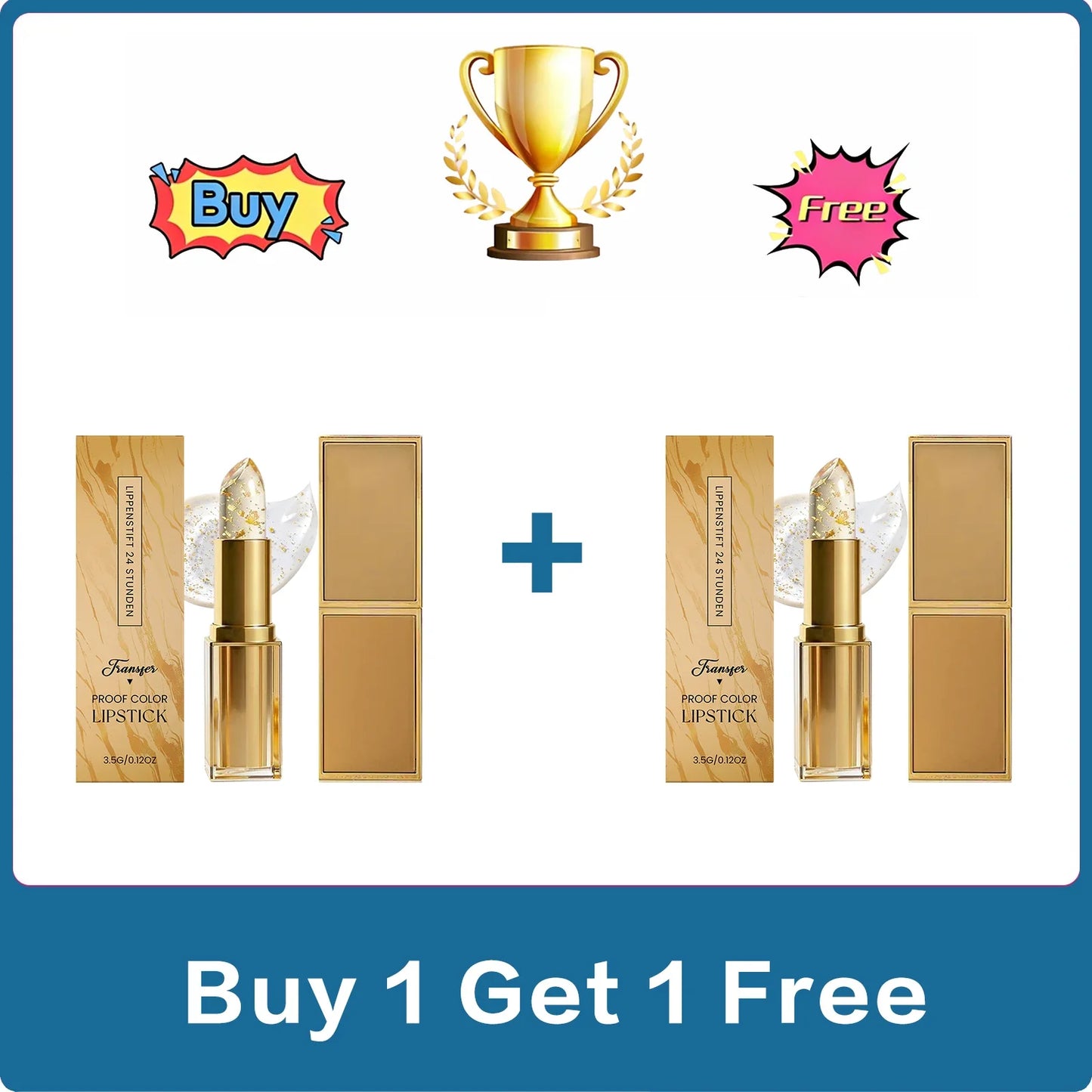 Gold Foil Color-Changing Lip Balm – Hydrating & Plumping