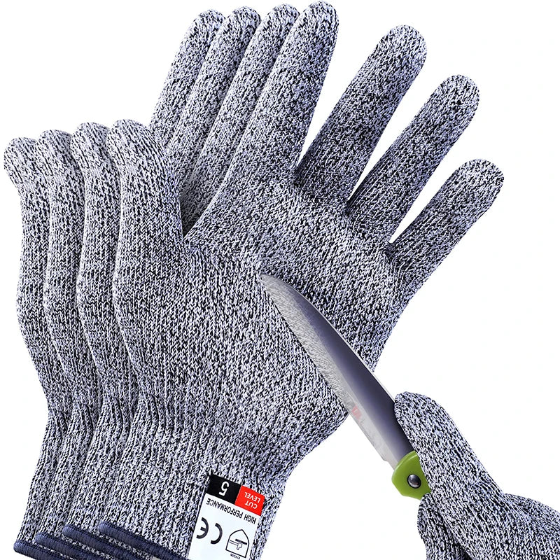 Level 5 Cut Resistant Gloves – Food Grade Kitchen & Garden Safety Cut Resistant Gloves Peaceful Pleasures Health and Wellness