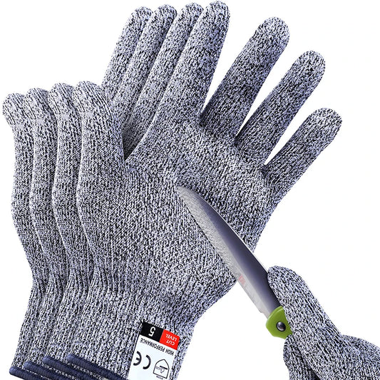 Level 5 Cut Resistant Gloves – Food Grade Kitchen & Garden Safety Cut Resistant Gloves Peaceful Pleasures Health and Wellness