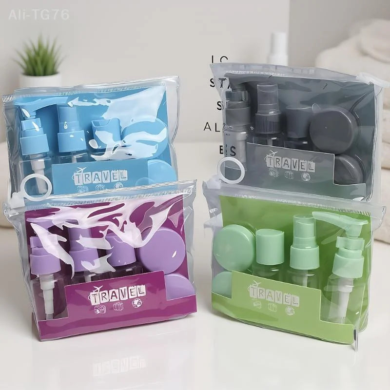 6-Piece Leak-Proof Refillable Travel Bottles for Toiletries