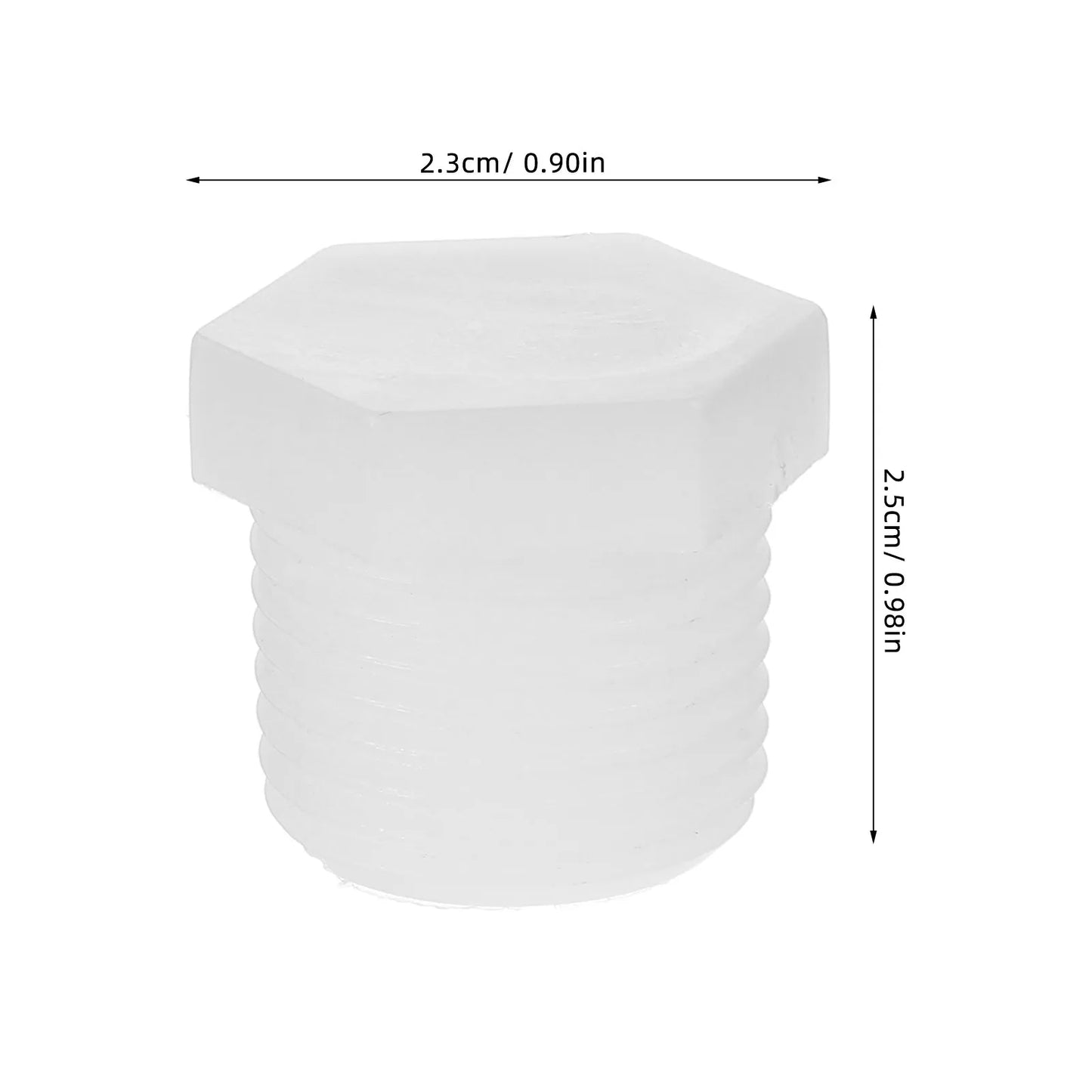 12Pcs Rv Water Heater Drainage Plug PVC High Temperature Resistant Tight Seal for Camper Trailer Motorhome Water Heaters Peaceful Pleasures Health and Wellness