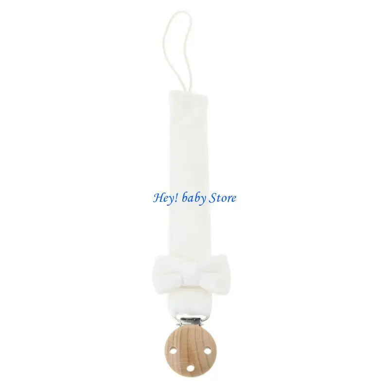 Bow Pacifier Chain Clip Holder – Safe Gift for Infants