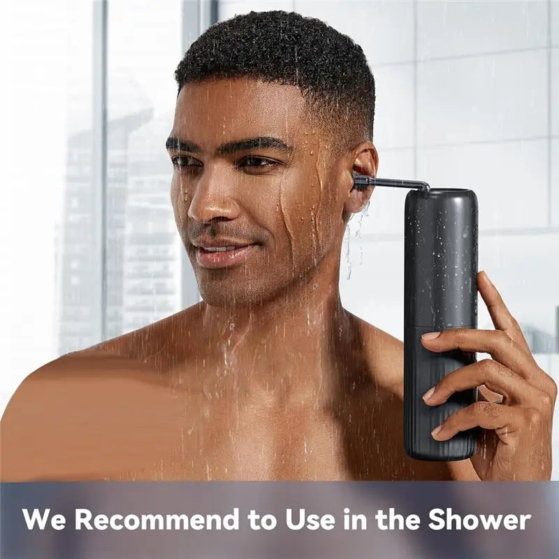 A36T-Ear Wax Removal Tool Water Powered Ear Cleaner Electric Ear Cleaning Kit With 10 Ear Tips Waterproof Peaceful Pleasures Health and Wellness
