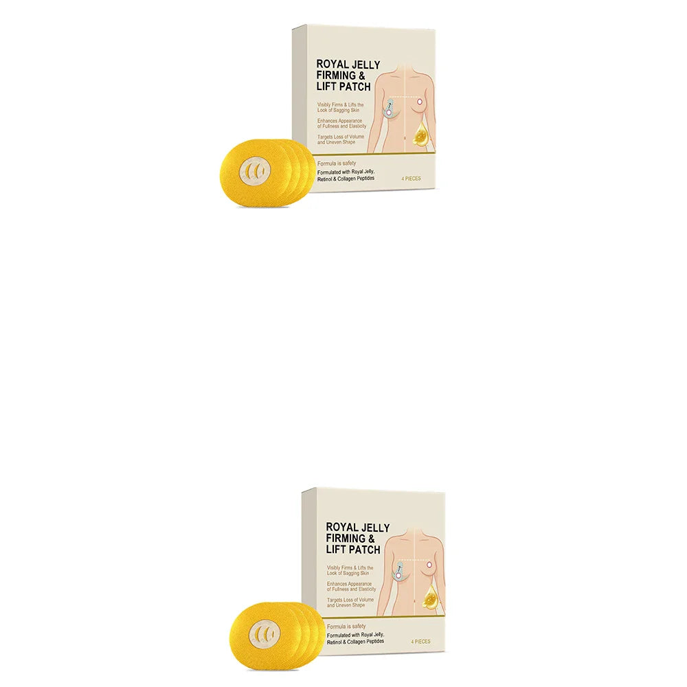 Firming Breast Patches – Royal Jelly, Retinol & Collagen | 4-Pack
