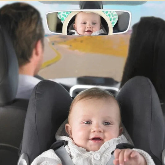Baby Car Mirror – Wide Angle Shatterproof Rear-Facing View