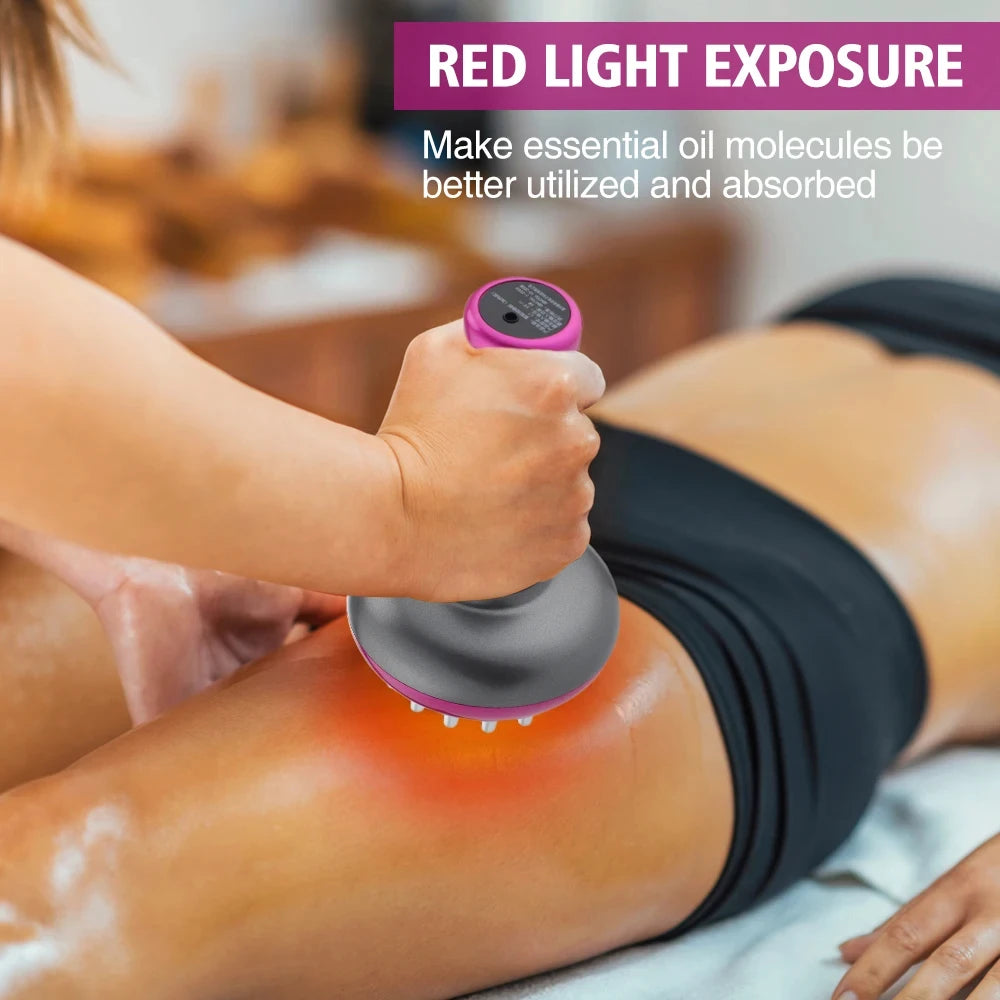 3-in-1 Electric Gua Sha Tool with Function - Rechargeable Body Massager for Skin Tightening, Sculpting and Lymphatic Flow Peaceful Pleasures Health and Wellness