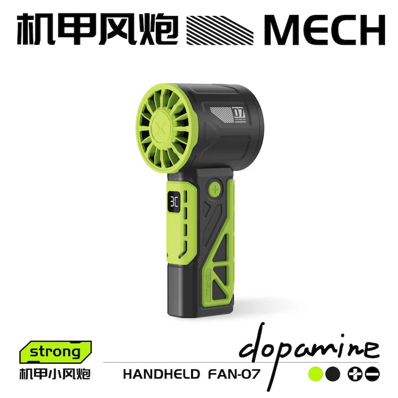 Collapsible USB Turbo Fan | Silent, Portable, 6000mAh Battery