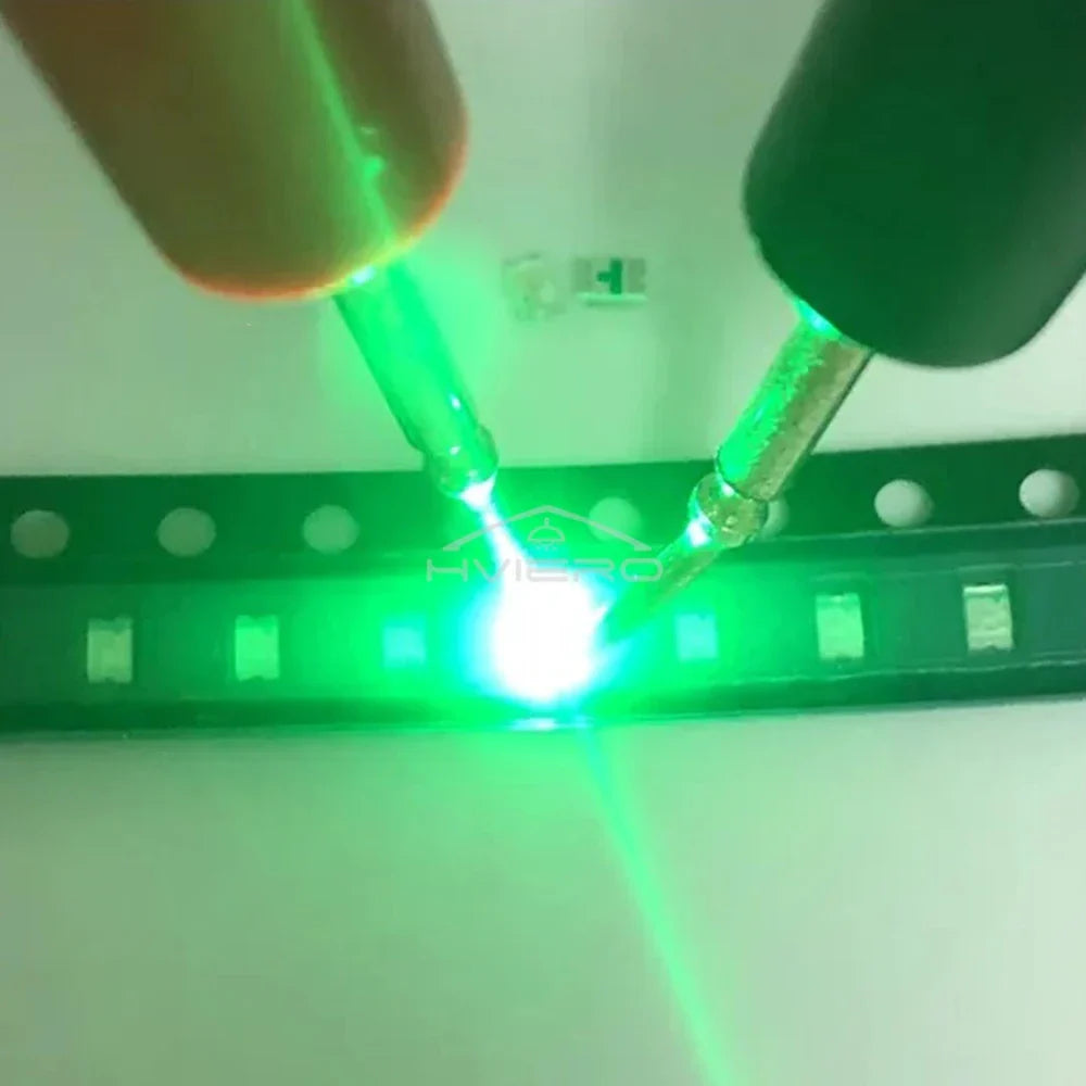 10PCS 0402 SMD LED Chips – Multi-Color Ultra-Bright DIY Lights
