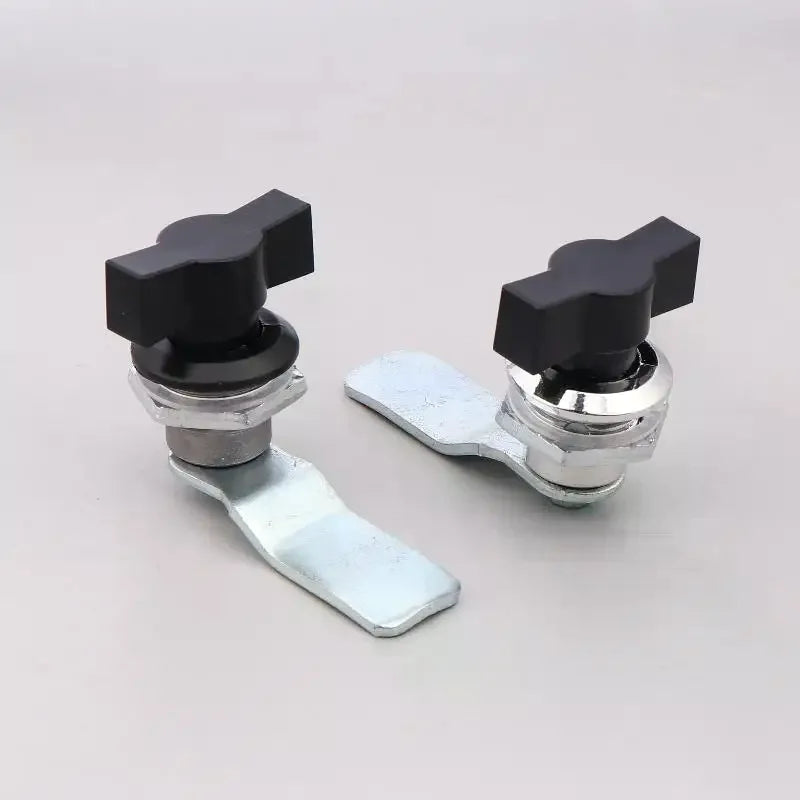 Cylindrical Tongue Keyless Lock for Cabinet Doors, Garage Distribution Cabinet; Industrial Quality Lock Handle Tools Peaceful Pleasures Health and Wellness