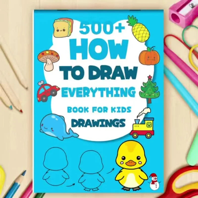 1 Book 32 Pages How Draw Step Easy-to-learn Art Course Guide Learning