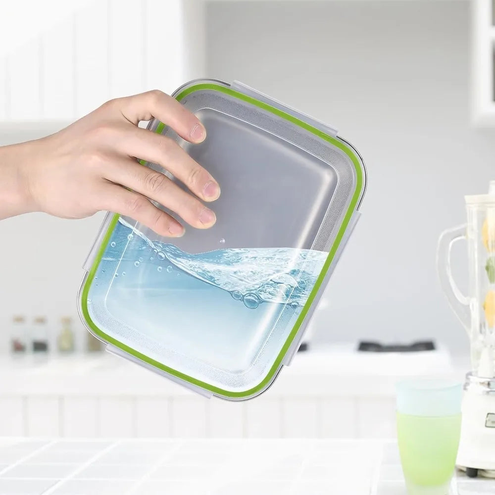 3-Piece Stainless Steel Food Containers Set 400/750/1200ml