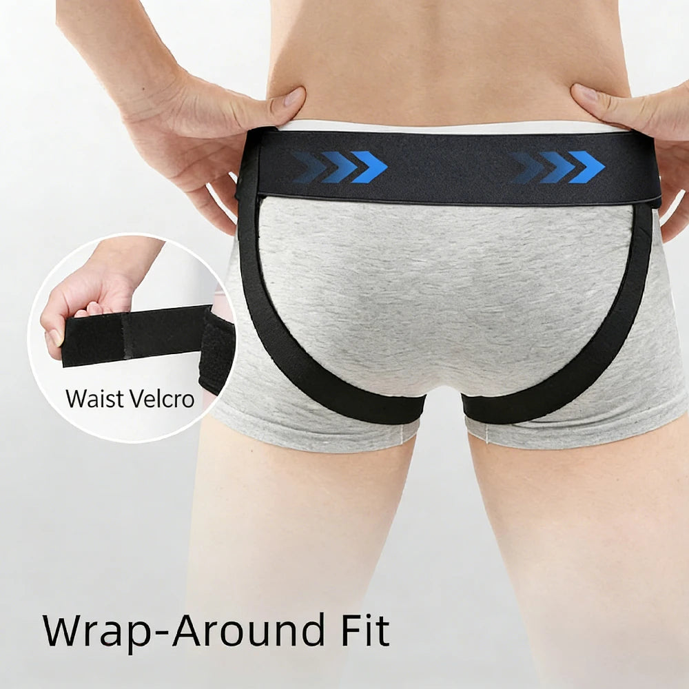 1PCS Hernia Belts for Men,Adjustable Inguinal Hernia Support Belt for Men & Women with 2 Compression Pads,Hernia Support Truss Peaceful Pleasures Health and Wellness