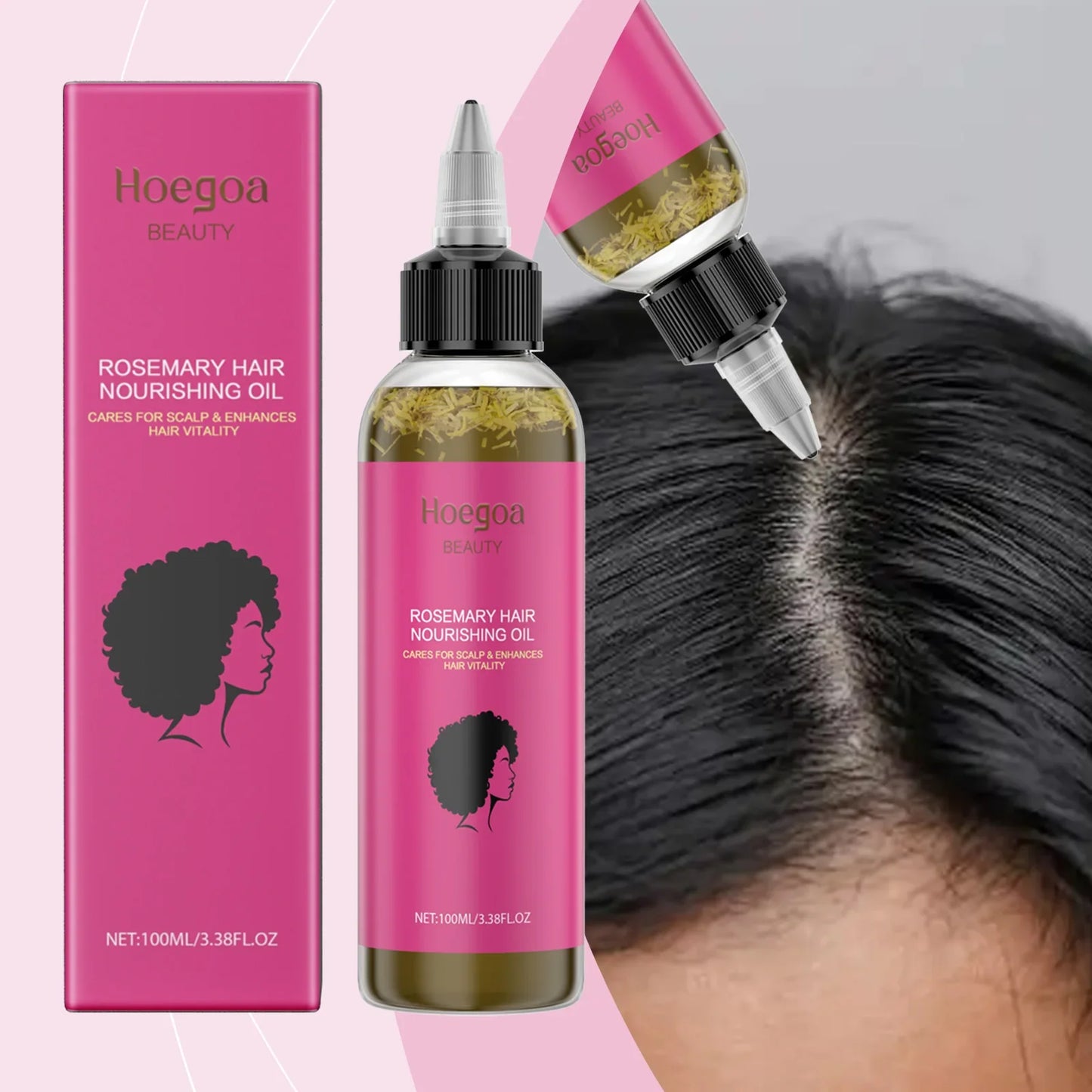 HOEGOA Rosemary Hair Growth Oil – Strengthen & Moisturize 100ml