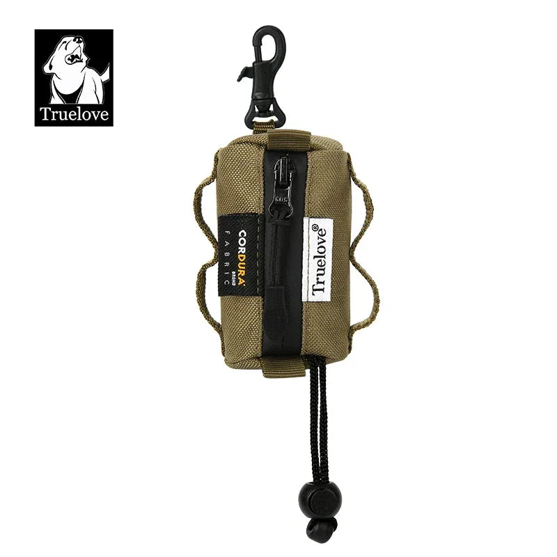 Truelove Pet Dog Adjustable Small Bag Dispenser Canine Poop Bag Holder with Carabiner Suitable for All Dog Leashes Walk TLB2012 Peaceful Pleasures Health and Wellness Army green Free China Mainland