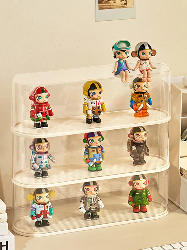 Transparent Stackable Blind Box Display Rack – Dustproof