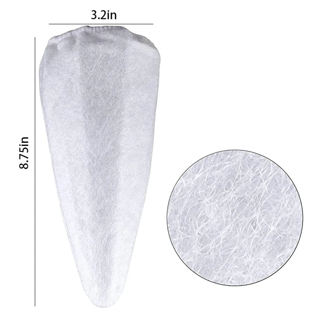 Pool Vacuum Replacement Filter Bags – 5 Pack Cotton Mesh Peaceful Pleasures Health and Wellness