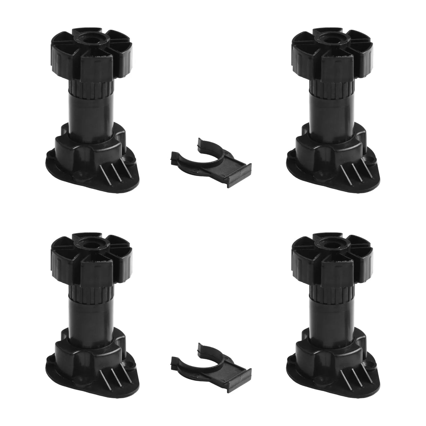Adjustable Furniture Feet Stand Cabinet Table Sofa Bottom Load