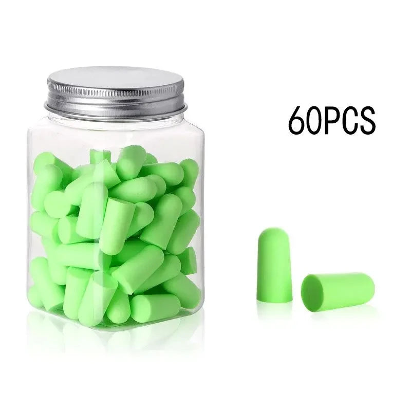 Bullet Foam Earplugs 24/60 Pack | Noise Reduction Sleep & Travel