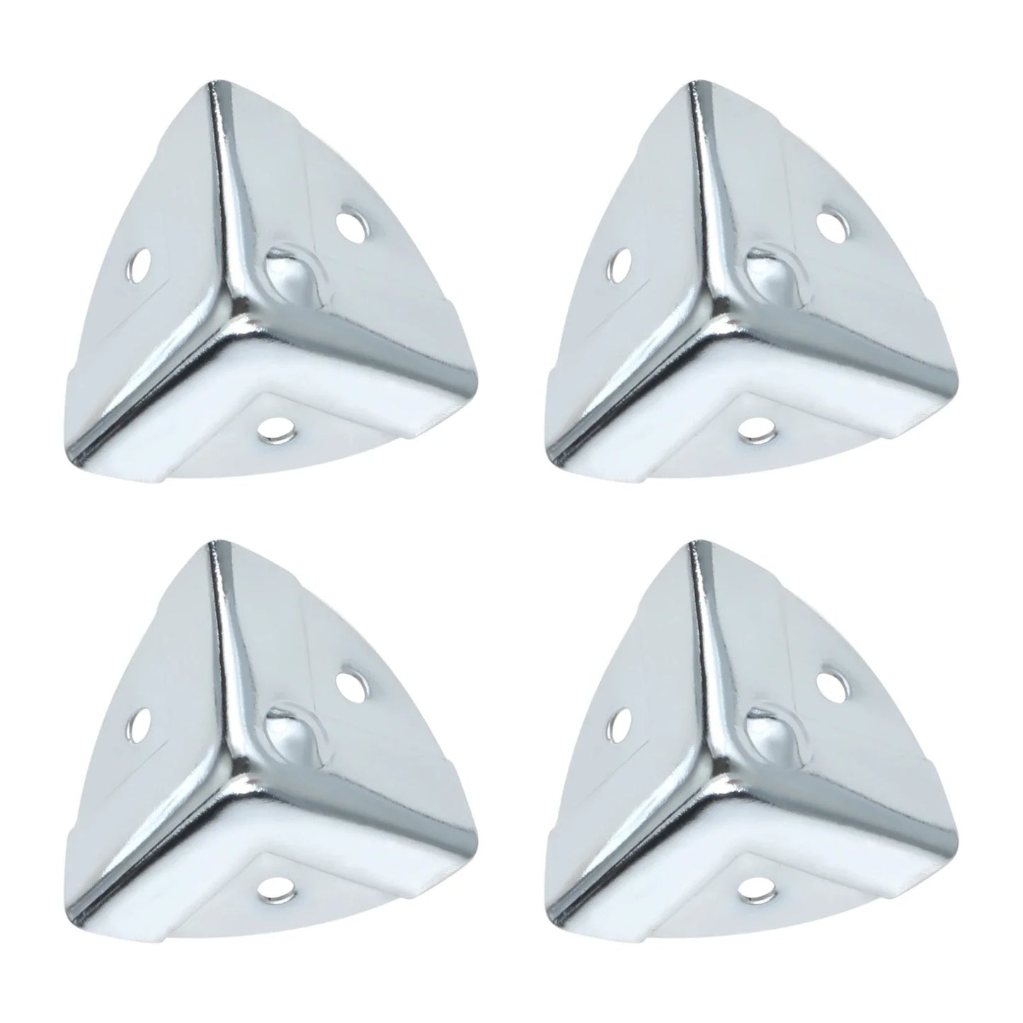 4Pcs Metal Corner Protectors for Tool Box, Flight Case & Luggage