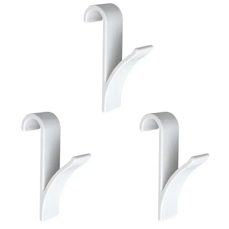 Radiator Towel Hanger Hooks – Clip-On PS Plastic Storage Hooks (1–5 pcs)